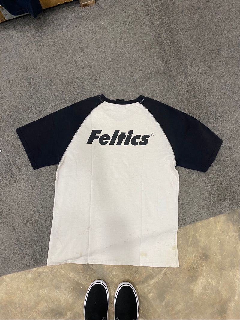 Feltics white black shirt, foto 4