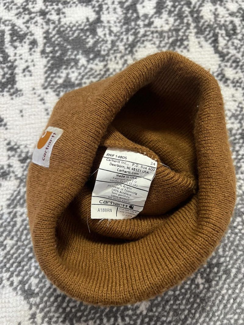 Carhartt Beanie Brown a18bnr, foto 3