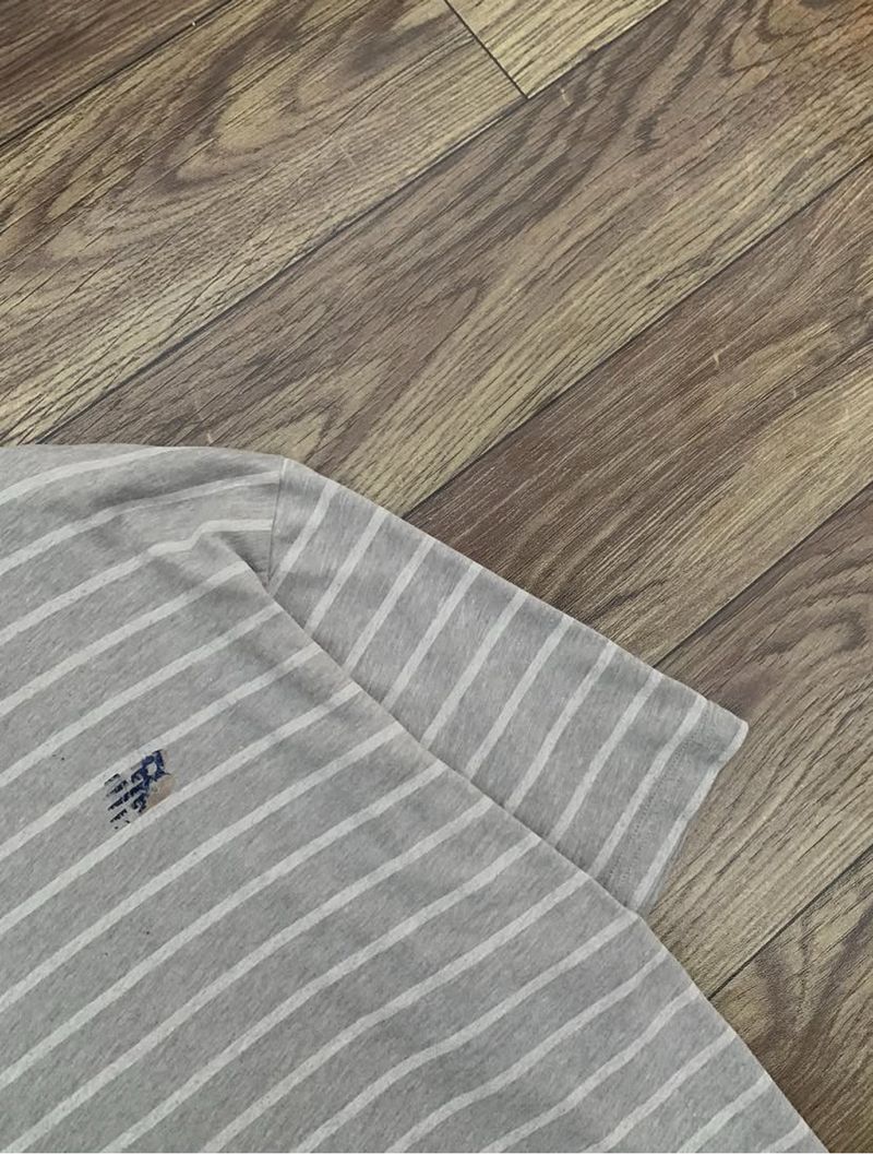 Kaos NEW BALANCE Branded Grey Stipe Tee TShirt, foto 6