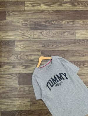 Kaos TOMMY HILFIGER Branded Grey Tee TShirt