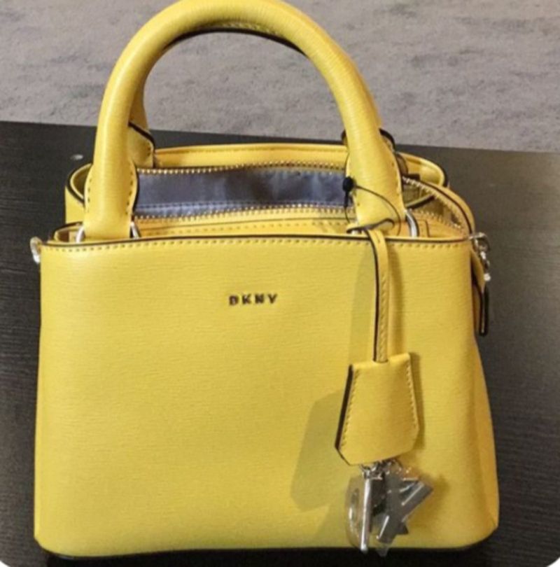 DKNY Mini Satchel Yellow Fresh, foto 2