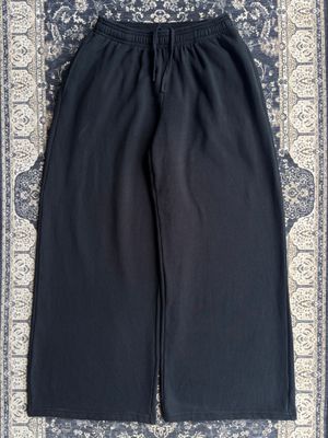 Black Uniqlo Wide Leg Baggy Sweatpants