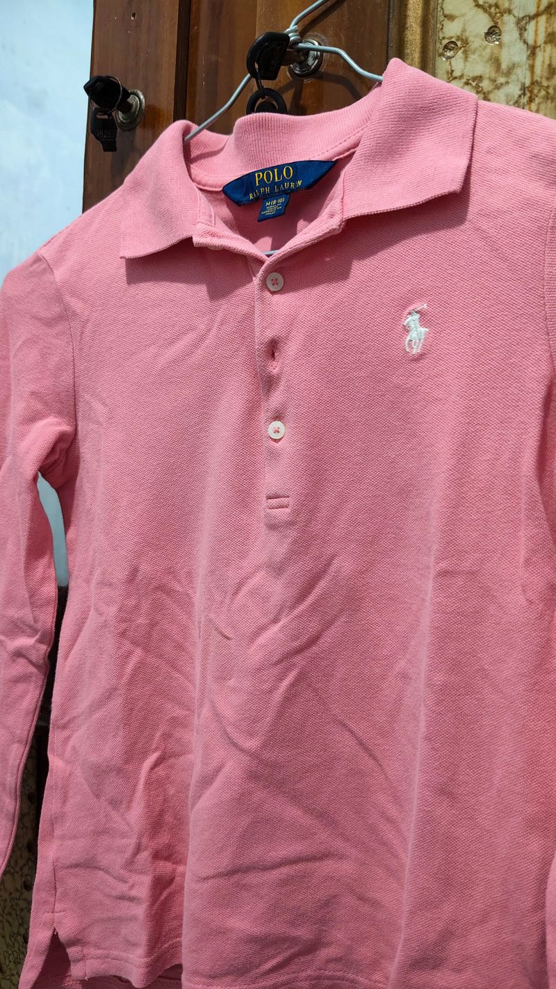 Longsleeve Polo Ralph Lauren Peach, foto 4