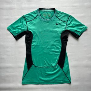 Nike Pro Combat Compression Base Shirt Jersey in Mint Green