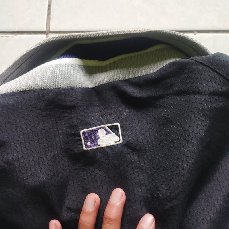 MLB Colorado rockies majestic authentic jacket, foto 8