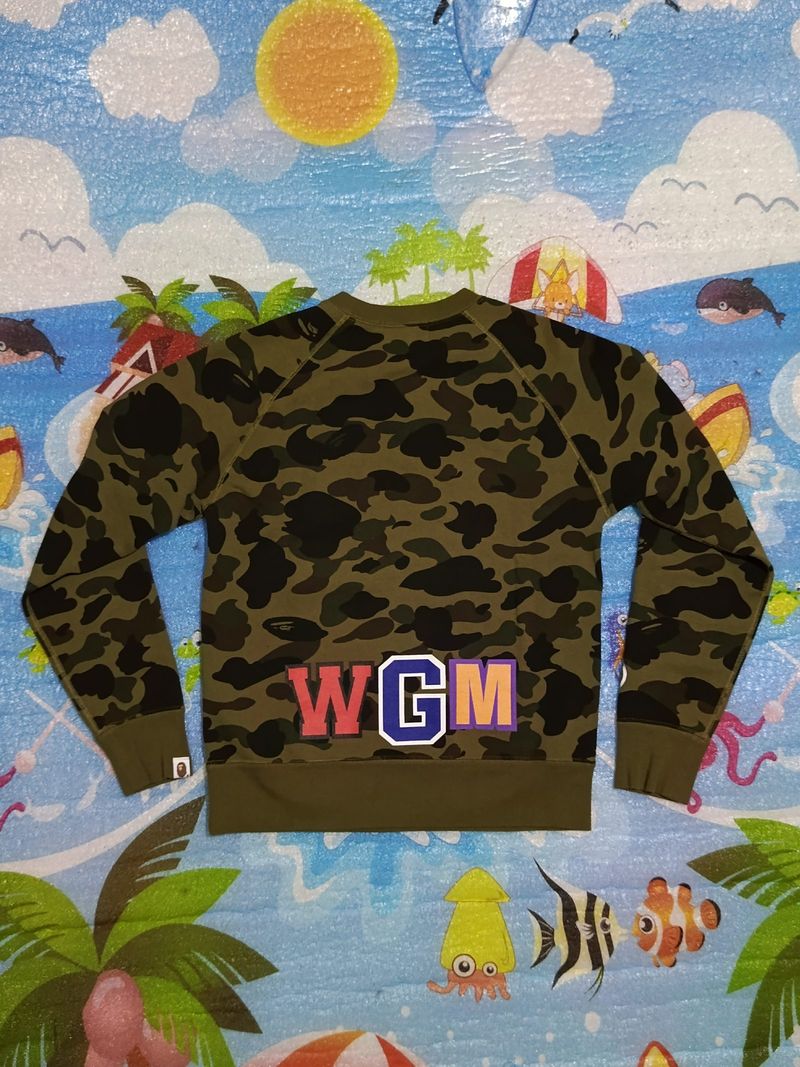 Bape Shark Crew Neck Meta Zipper, foto 3