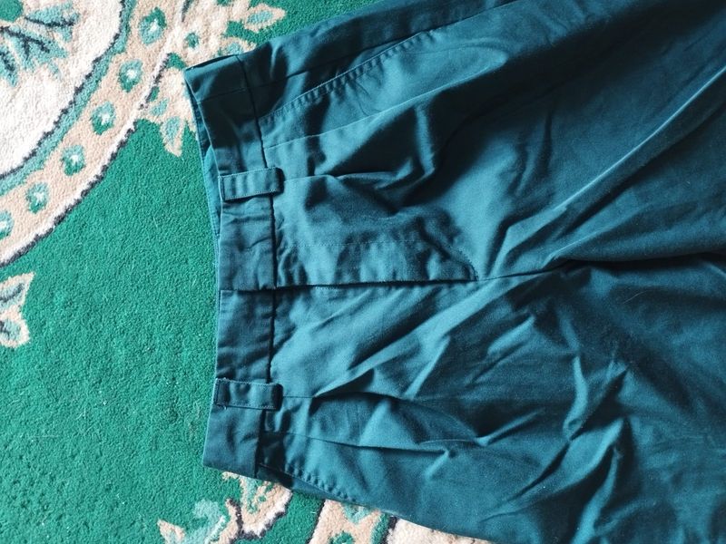 GU two tuck baggy pants green Hunter, foto 3