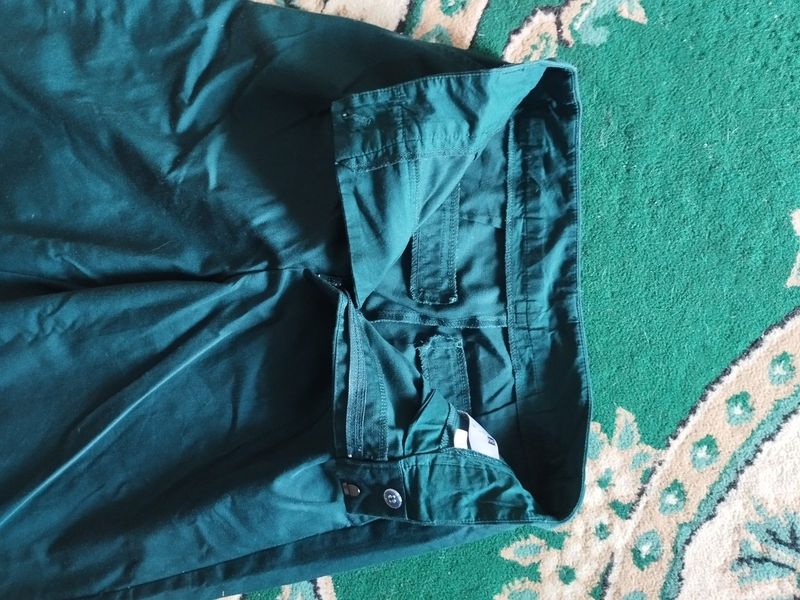 GU two tuck baggy pants green Hunter, foto 4