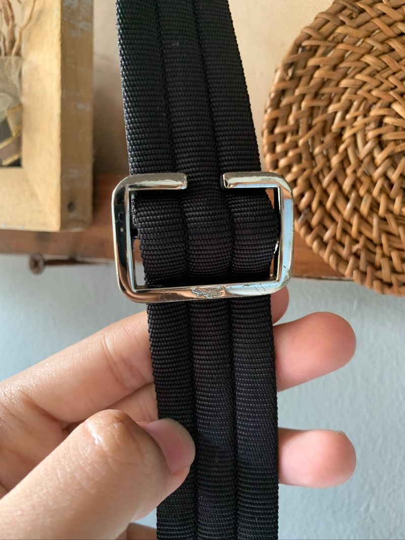 longchamp black nylon crossbody bag, foto 3