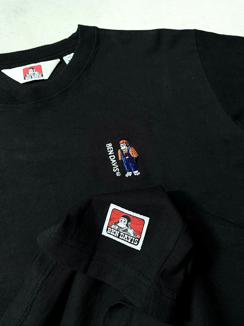 BEN DAVIS MINI GORILLA EMBROIDERY TSHIRT, foto 7