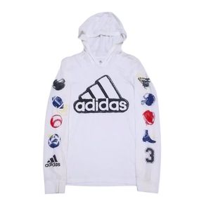Adidas Long Sleeve Cotton Hooded T-Shirt