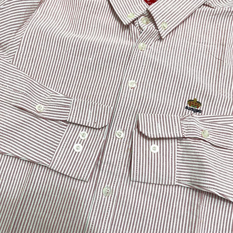 Supreme Crown Logo Shirt Stripe, foto 6