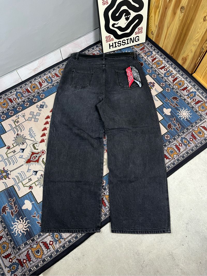 Y2K Jeans Pria gray, foto 3