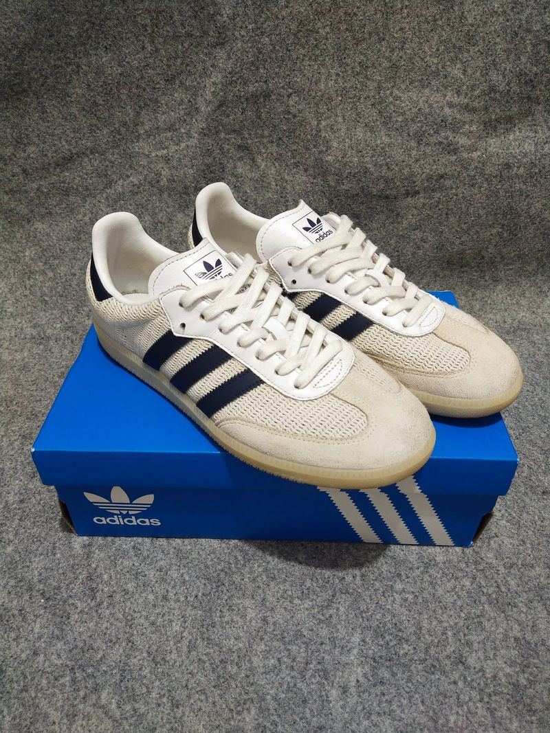 Adidas Samba OG White Night Indigo Knitted, foto 2