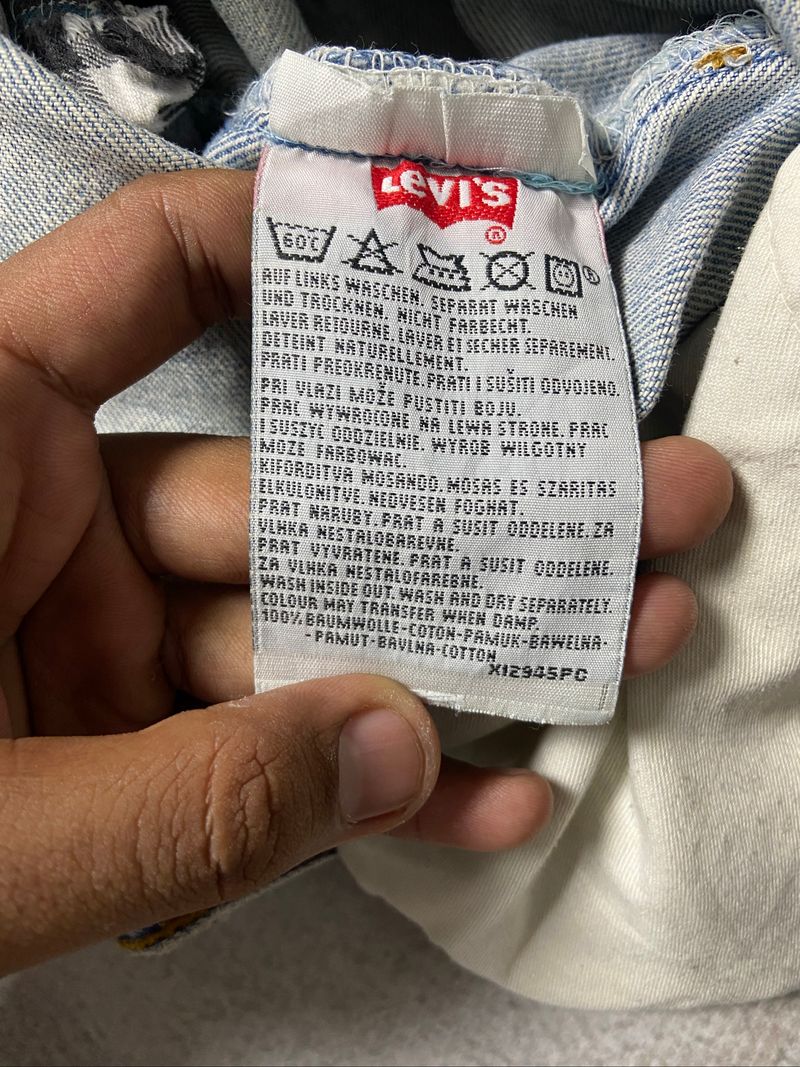VTG 90'S LEVIS 501 🇵🇱 STONE WASHED JEANS, foto 5