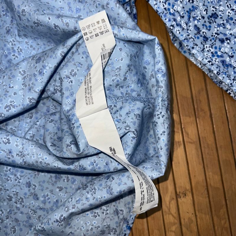BNWT ZARA MAN ALL OVER PRINT FLOWER PATTERN BUTTON DOWN LONG, foto 5