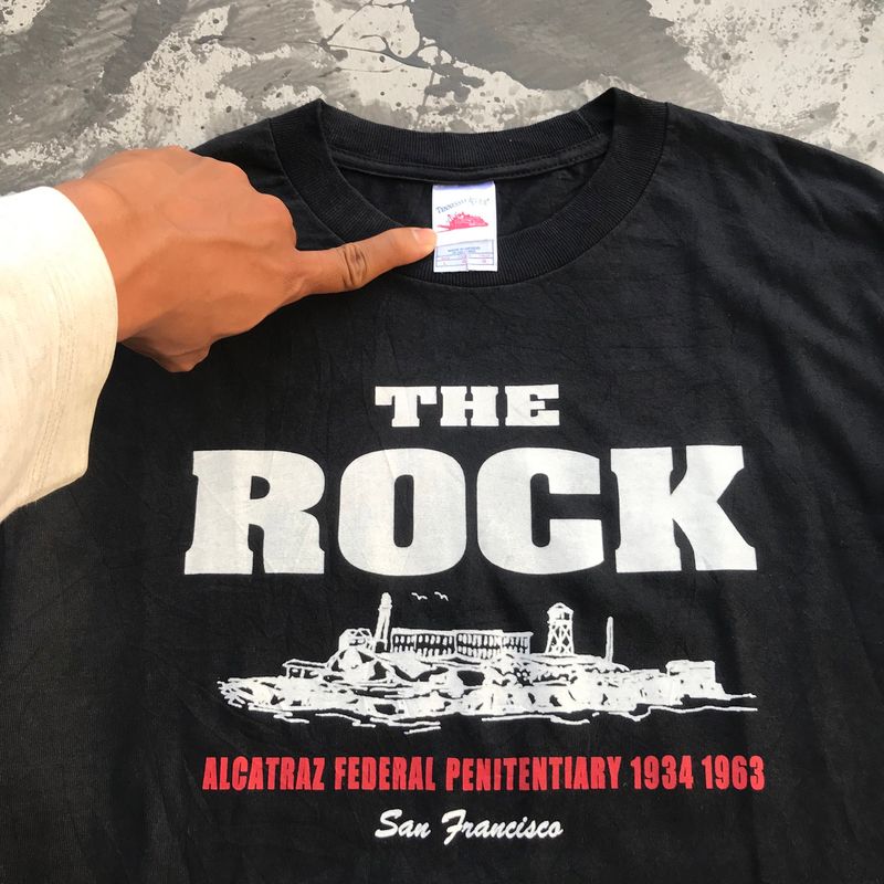 Vtg Tshirt The Rock Alcatraz, foto 3