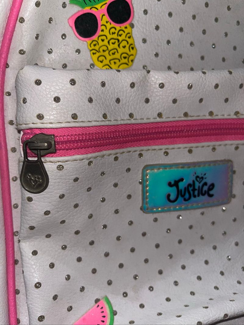 Justice White Mini Backpack, foto 3