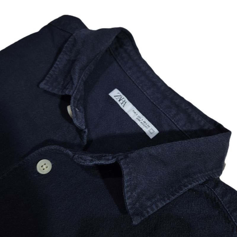 ZARA NAVY LONG-SLEEVE SHIRT, foto 2