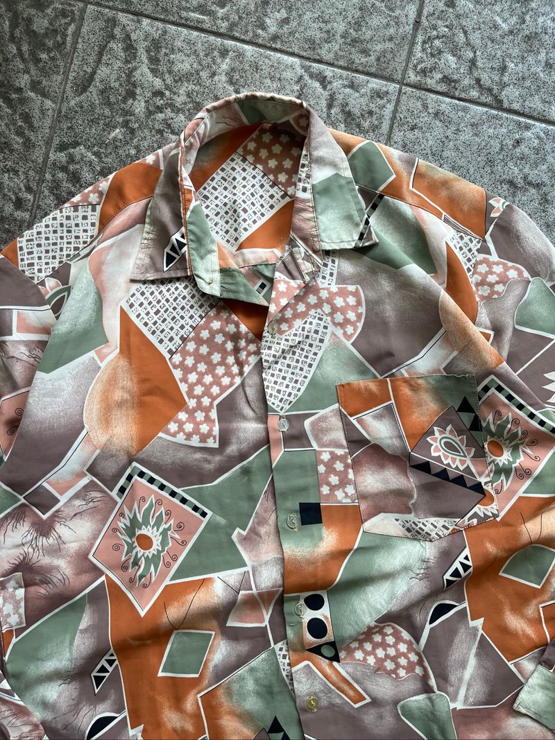 Vintage Kemeja Motif, foto 2