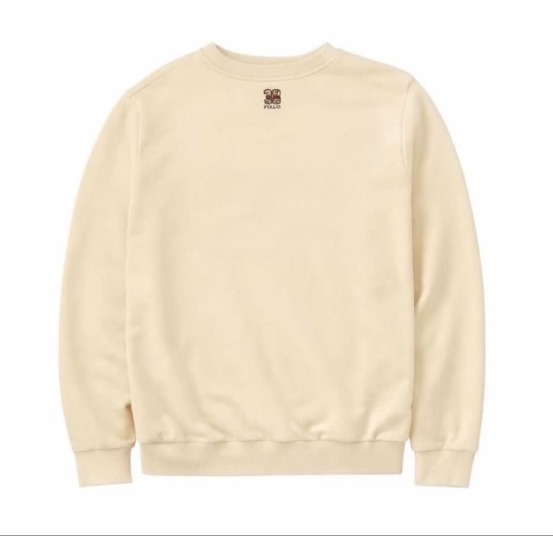 KANGOL Beige Crewneck CN Sweatshirt Outer (L), foto 2