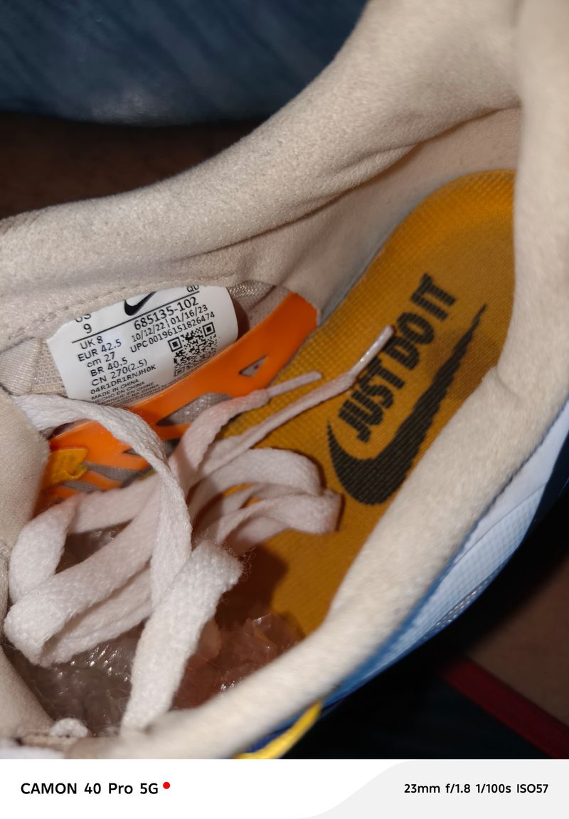 nike zoom sd 4 white laser orange, foto 5