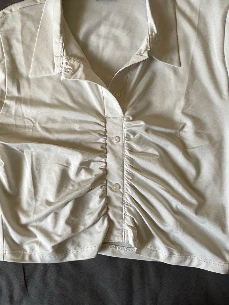 colorbox | white crop top, foto 2
