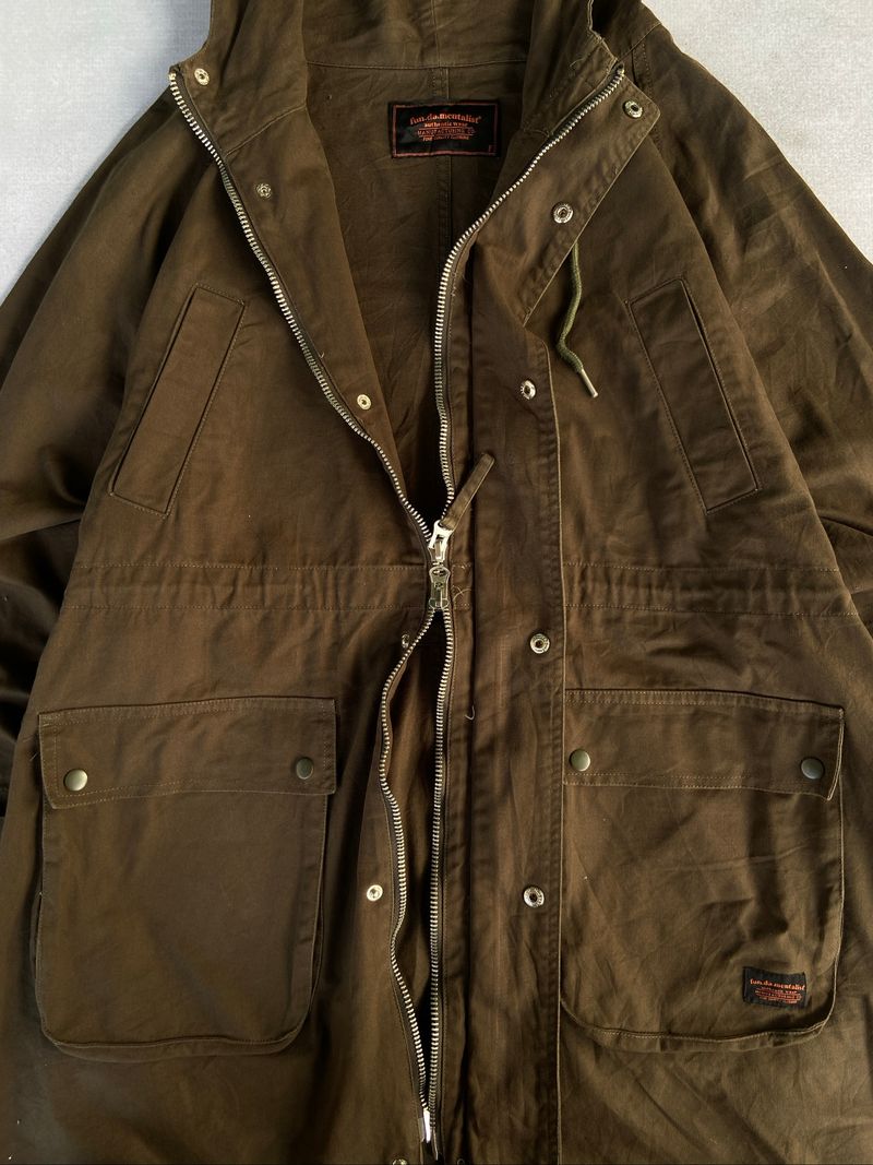 Canvas jacket fishtail parka Fundamentalis, foto 7