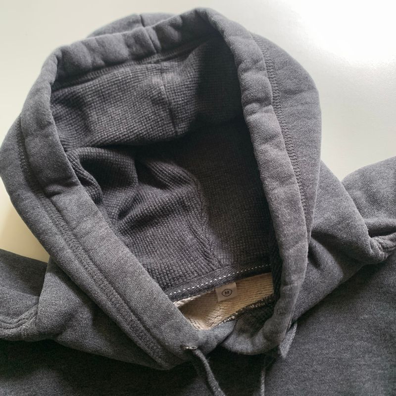 Hoodie Basic Uniqlo Dark grey, foto 3