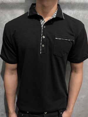 Vintage Y2K Black Polo Shirt