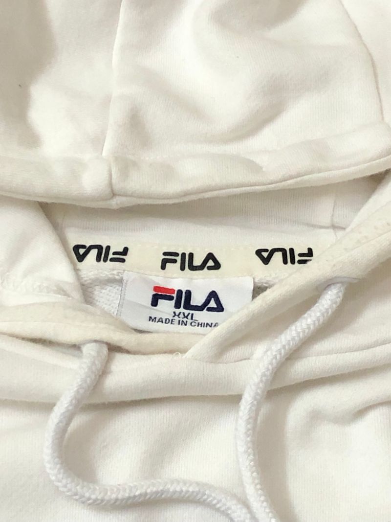 Fila Casual Hoody Pria white, foto 3
