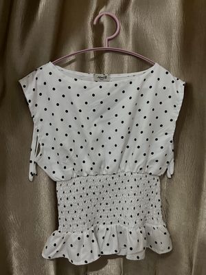 polka top sleeveless