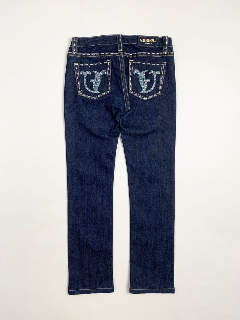 Y2k Vigoss Jeans Indigo Blue 00s, foto 7