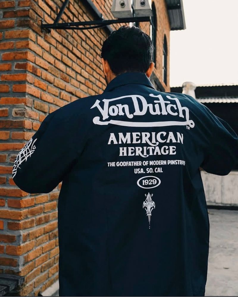 Von Dutch Windbreaker Jacket Navy, foto 9