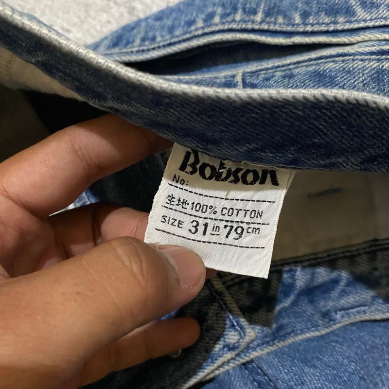 Vintage bobson blue jeans pants, foto 8