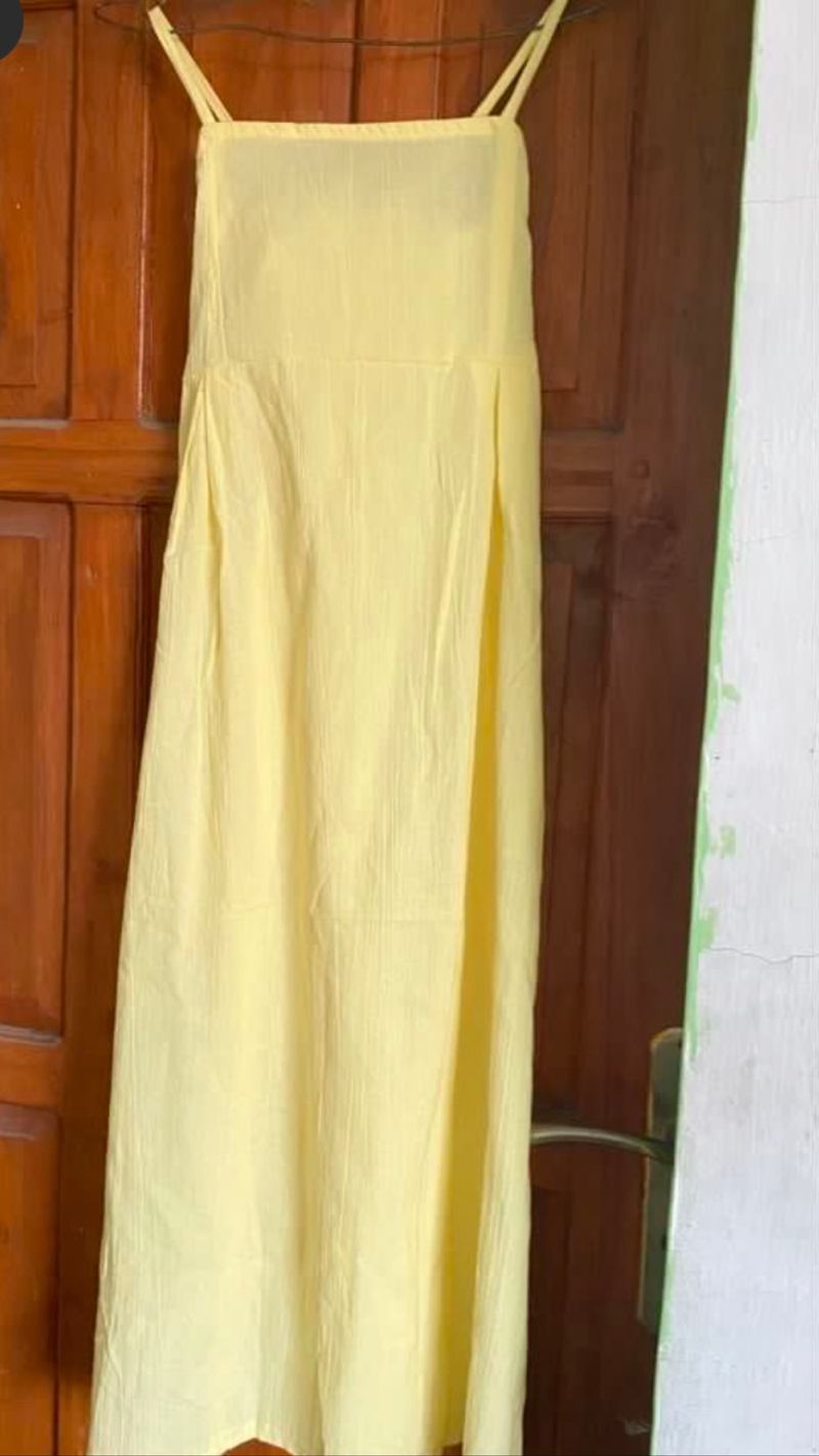 midi dress yellow, foto 2