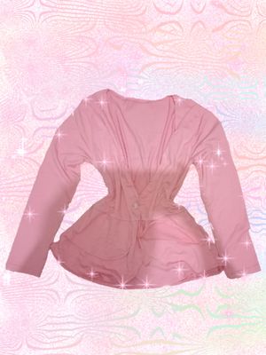 Cardigan pink coquette