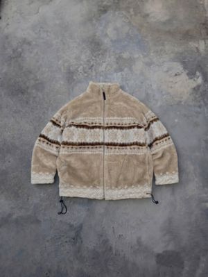 Jaket Sherpa Fleece Navajo
