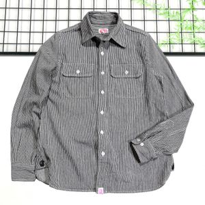 Kemeja Hickory Bape Not Bape Denim Shirt