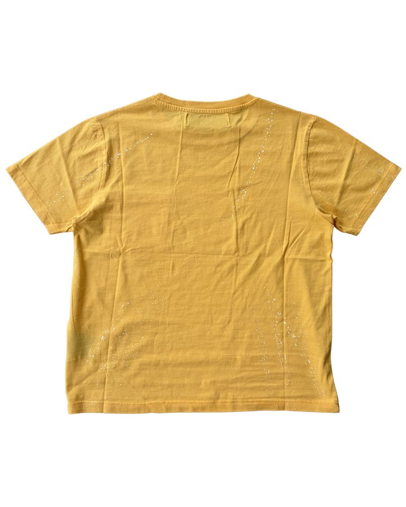 Hotel Official Yellow Fitted Pocket Tee Paint Splatter, foto 5
