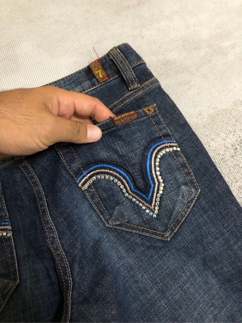 Y2K seven high bootcut flare denim jeans, foto 9
