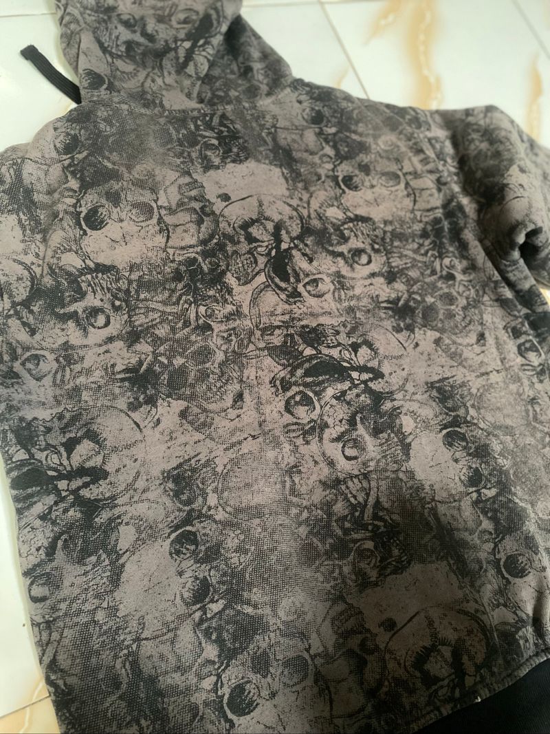 Zip Hodie No Boundaries Skull Tee, foto 6