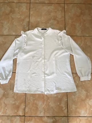 Blouse crinckle putih