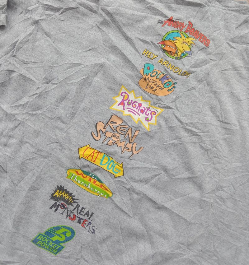 Casual T-shirt Pria gray, foto 4