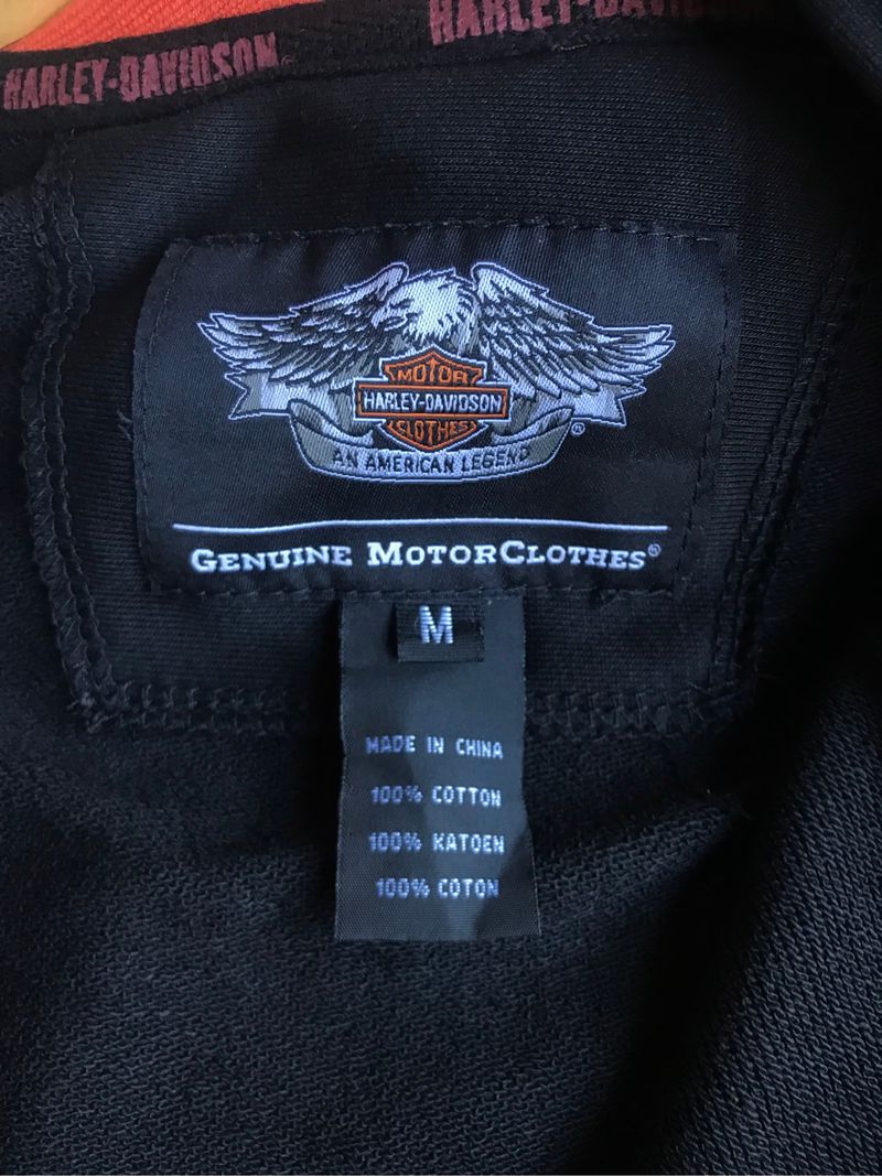 Zip Hoodie Harley Davidson Flames Bar & Shield M, foto 3