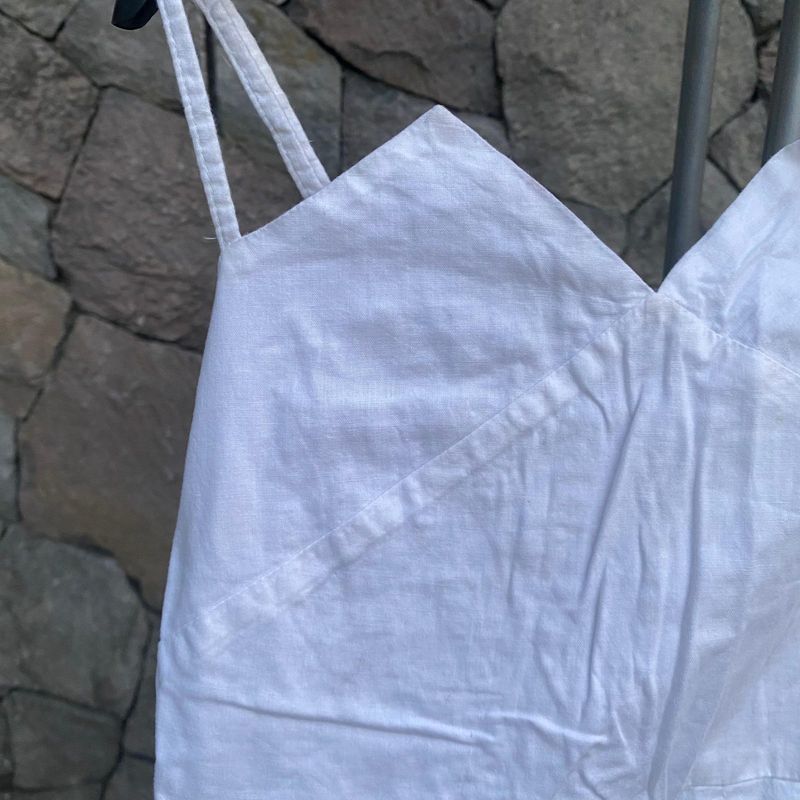 Preloved (Personal Used) Tanktop Polos Putih, foto 7