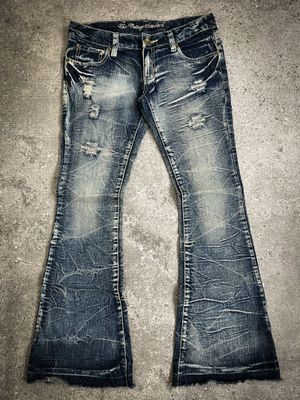 Sky Bomber Flared Jeans
