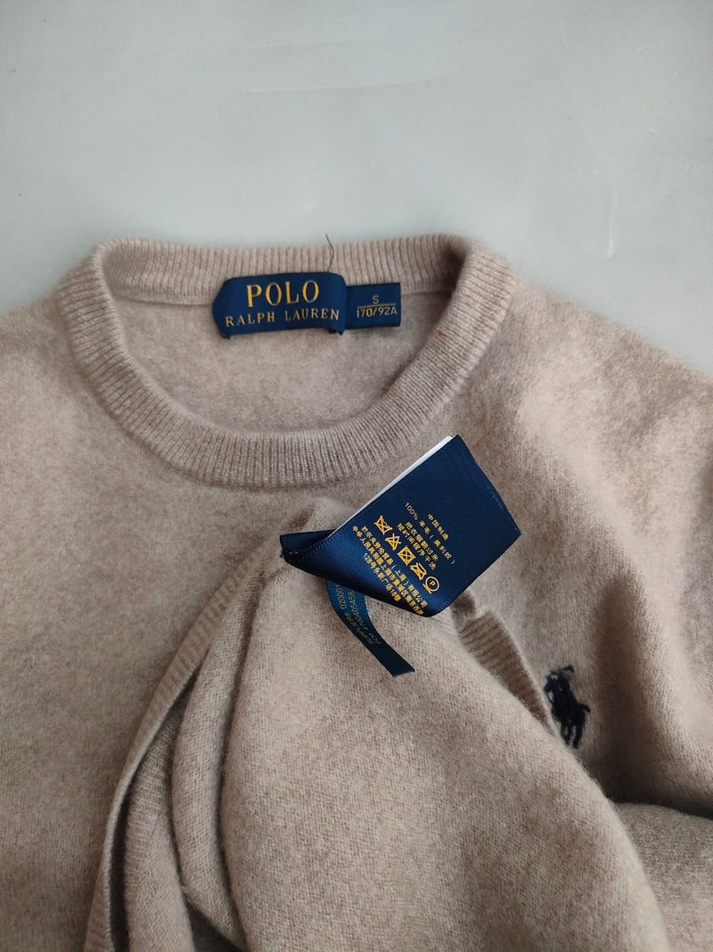 Polo Ralph Lauren Beige Wool Sweater, foto 5