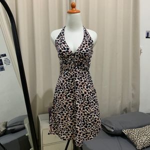 H&M Streetwear Summer dress Wanita white black
