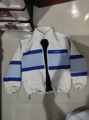 garmostyle oversized broken white track jacket